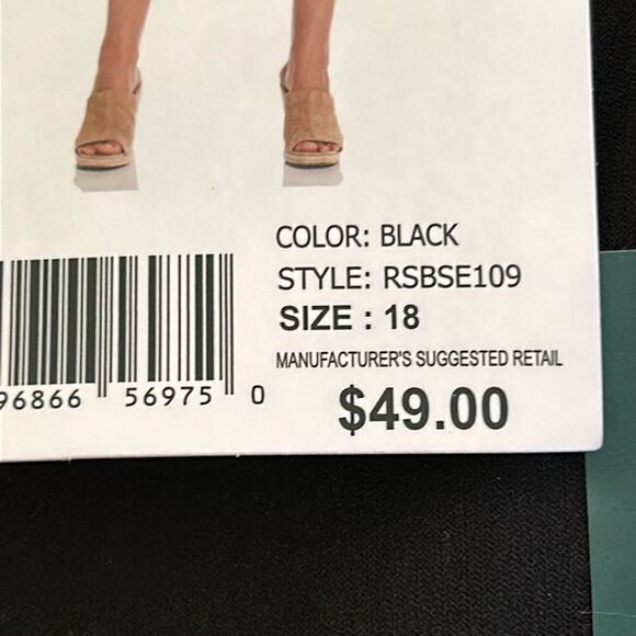 NEW Rafaella Black Stretch Shorts - Picture 2 of 6